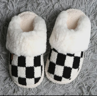 Cozy Check Slippers