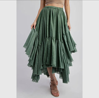 Evergreen Trail Maxi Skirt