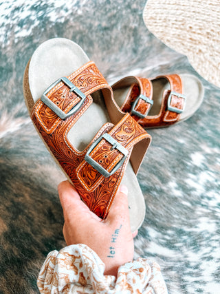 Molly Megan Leather Sandal