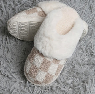Cozy Check Slippers