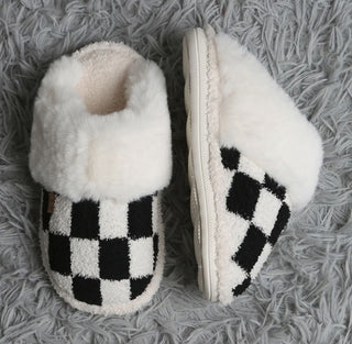 Cozy Check Slippers