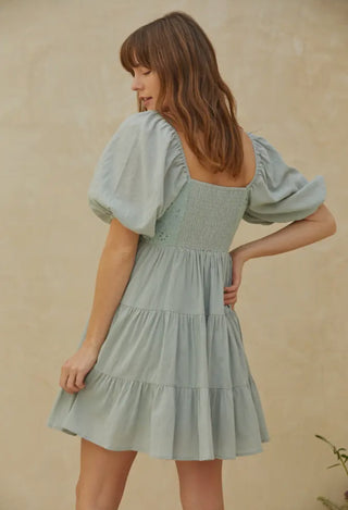Blue Bird Midi Dress