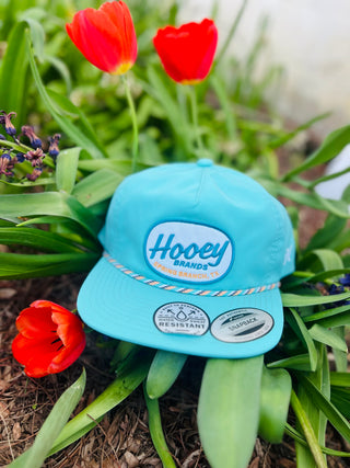 Hooey "Local" Hat Turquoise w/Blue & White Patch