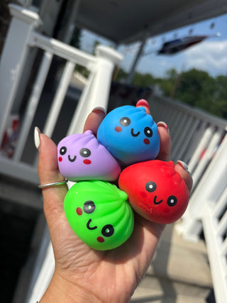 In Stock- 4 Piece set Mini Dumplings Squishy