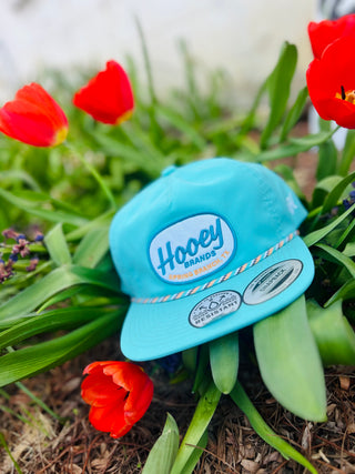 Hooey "Local" Hat Turquoise w/Blue & White Patch