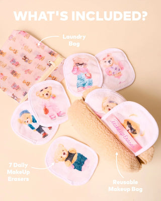 Makeup Eraser- 7-Day Teddy Set