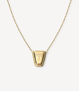 SpurWest Dallas Square Toe Necklace