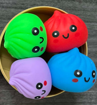 In Stock- 4 Piece set Mini Dumplings Squishy