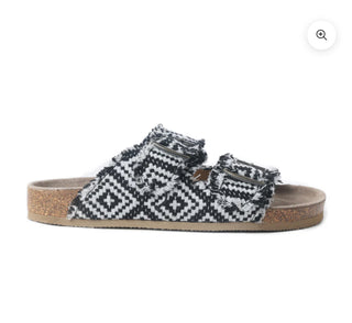 Ridge Denim Canvas Sandals