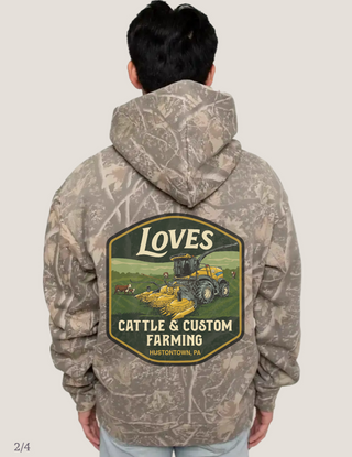 Love’s Cattle & Custom Farming Hoodies