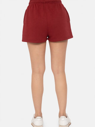 Cotton Blend Sweat Shorts