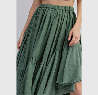 Evergreen Trail Maxi Skirt