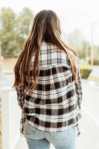 Contrast Plaid Flannel