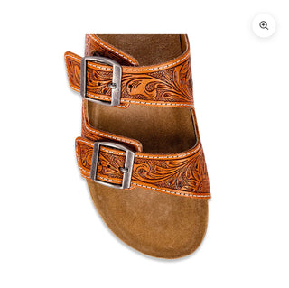 Molly Megan Leather Sandal