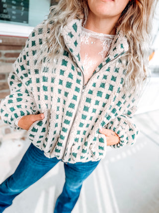 Fuzzy Sherpa Jacket