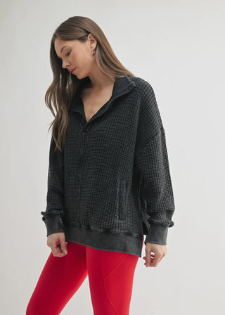 Mono B - Classy Waffle Pullover