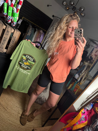 Loves Cattle & Custom Farming Tees (FRONT pocket)