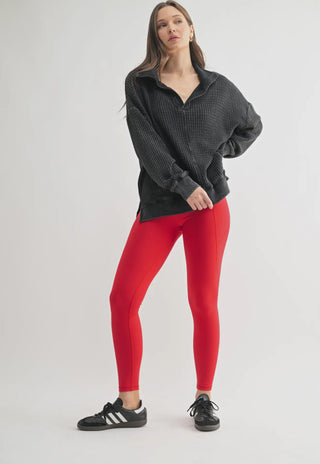 Mono B - Classy Waffle Pullover