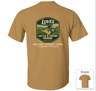 Love’s Cattle & Custom Farming Tee’s