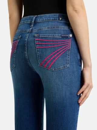 7FAMK - Moonwater Pink Stitch 7 for all mankind Jean