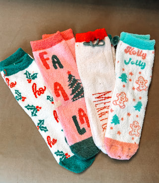 Holiday Soft Knit Socks