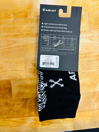 Ariat Western Doodle Crew Socks
