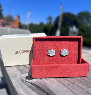 Ultra Mini Belt Buckle Earrings
