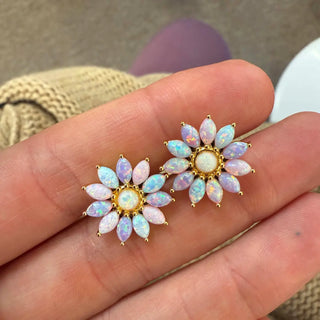 PRE ORDER!! Opal Caribbean Fleur Studs