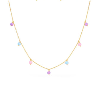PRE ORDER!! Cotton Candy Opal Droplet Necklace