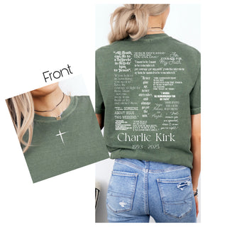 Charlie Kirk Tee