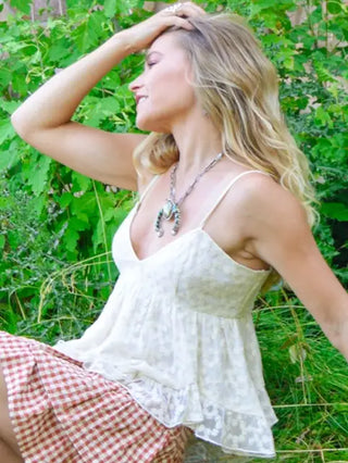 The Shania Lace Cami Top