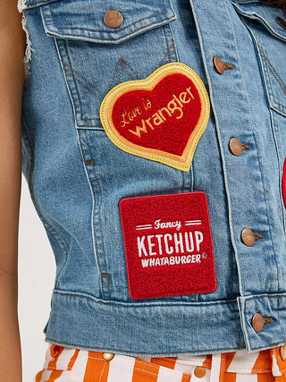 Wrangler X Whataburger Cutoff Vest