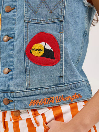 Wrangler X Whataburger Cutoff Vest