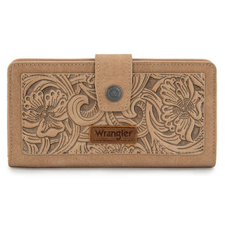 Wrangler Floral Tooled Wallet