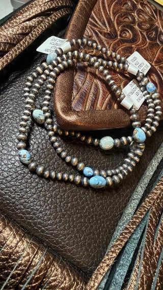 Golden Hills Navajo Pearl Bracelet