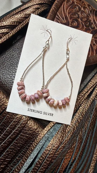 Purple Spiny Oyster Earrings