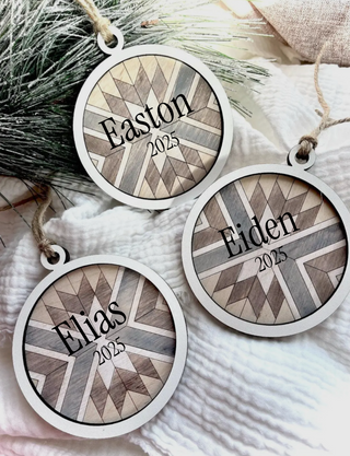 Aztec Custom Wood Ornaments