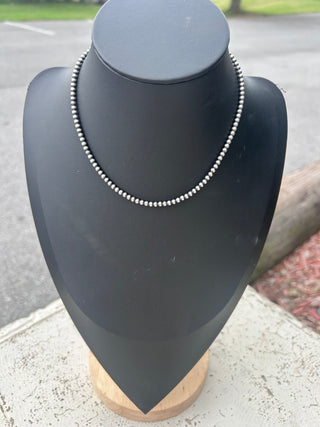 3mm 14 in Navajo Pearl Necklace