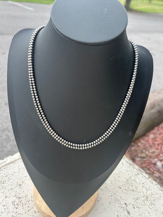 3mm 18in Navajo Pearls Necklace