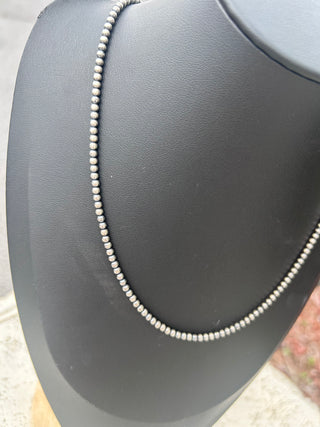 3mm 18in Navajo Pearls Necklace