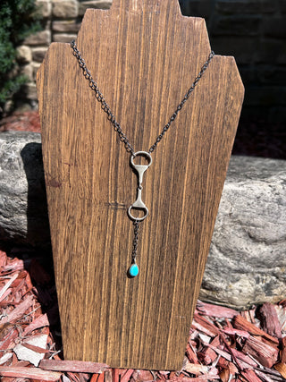 Hada Collection Snaffle Bit Kingman Turquoise Necklace