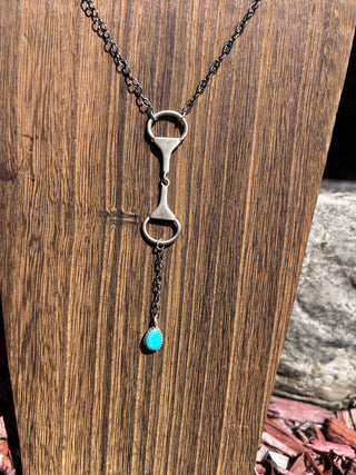 Hada Collection Snaffle Bit Kingman Turquoise Necklace