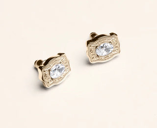 Ultra Mini Belt Buckle Earrings