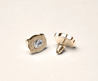 Ultra Mini Belt Buckle Earrings