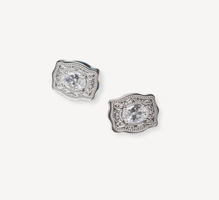 Ultra Mini Belt Buckle Earrings