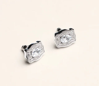 Ultra Mini Belt Buckle Earrings