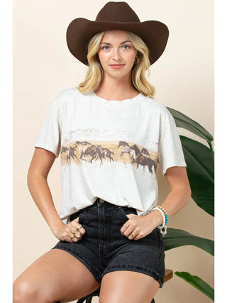 Wild Mustang Trail Tee