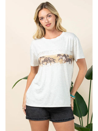 Wild Mustang Trail Tee