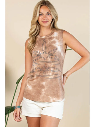 Boot Stitch Graphic Tank