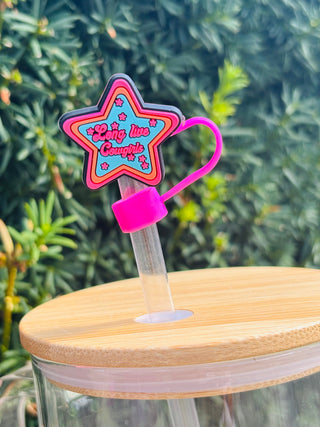 Punchy Western Straw Toppers
